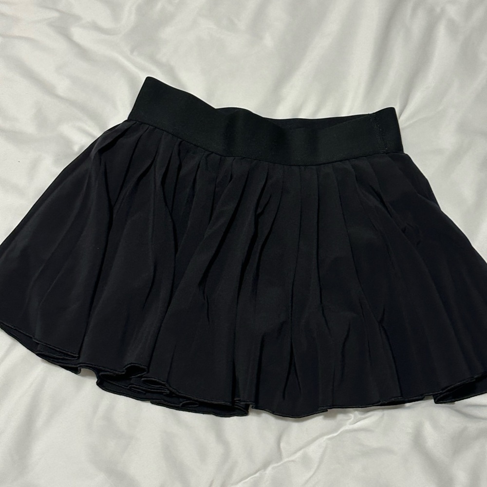 Black TNA Tennis Skirt